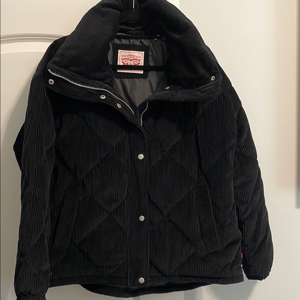 Levi's Black Corduroy Jacket XL